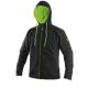 CXS Harrison cipzáras kapucnis pulóver (fekete/zöld)