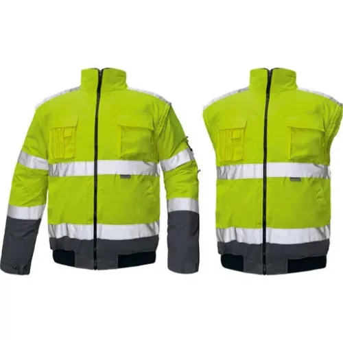 Clovelly pilóta dzseki (sárga-navy)