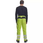 Max Vivo jól láthatósági derekas munkásnadrág (sárga)