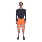 Max Vivo jól láthatósági munkás rövidnadrág (narancs)