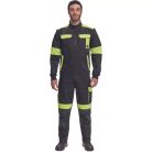 Max Vivo munkakabát (fekete-sárga)