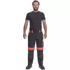 Max Vivo derekas munkásnadrág (fekete-narancs)