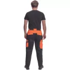 Max Vivo derekas munkásnadrág (fekete-narancs)