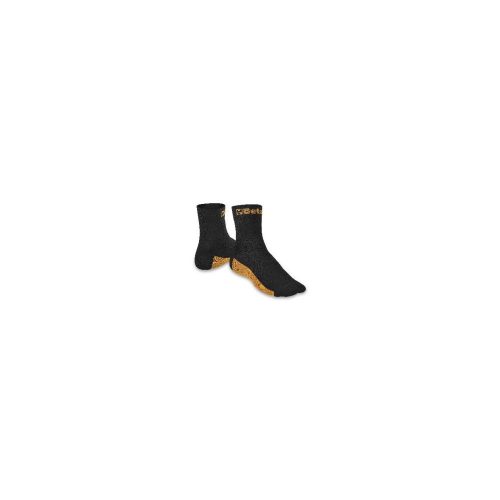 Beta 7427 Maxi Sneaker zokni (fekete-narancs)