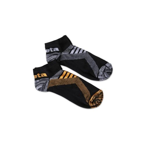 Beta 7431P sneaker zokni (fekete-narancs)