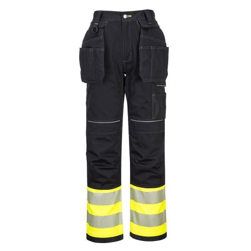 PW3 Hi-Vis Class 1 Holster nadrág (fekete-sárga)