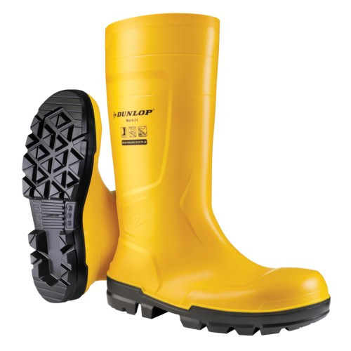 Dunlop Work-it S5 zöld PVC védőcsizma