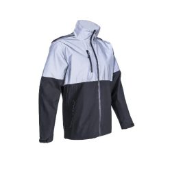 Taka fényvisszaverő betétes fekete softshell dzseki