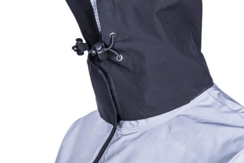 Taka fényvisszaverő betétes fekete softshell dzseki