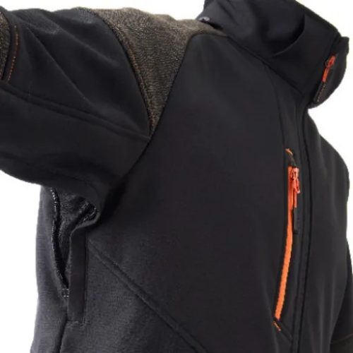 Yuki II softshell dzseki fekete/narancs