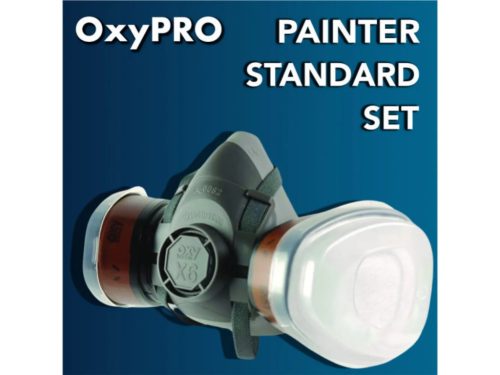 OXYPRO ZX6LA27N11P2-f festő alapkészlet 5 részes, maszk+szűrő+kiegészítők