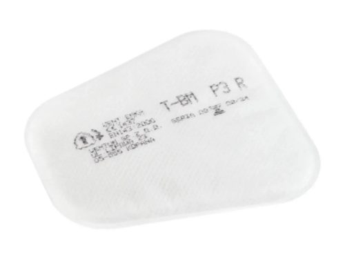 OXYLINE T-BM P3 R újra használható, gőzök, gázok ellen véd, bajonett zár, 3M kom