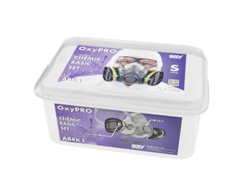 Vegyszerek elleni védelem, 2 részes alapkészlet      (maszk+szűrők)