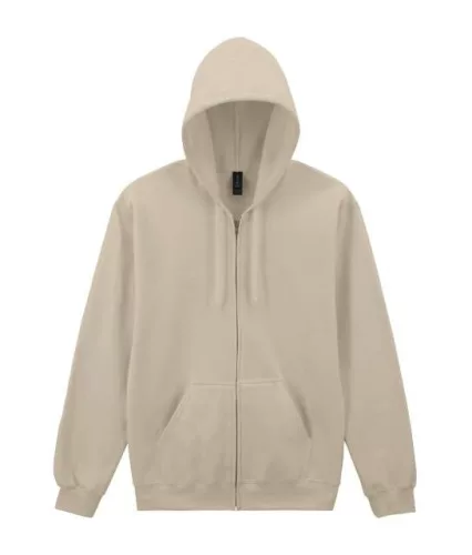 SOFTSTYLE™ FullZipp kapucnis pulóver XL homok