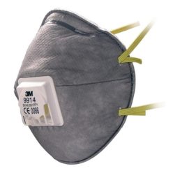 3M 9914 aktívszenes részecskeszűrő félálarc