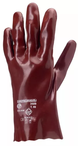 EP 3509 mártott PVC munkavédelmi kesztyű