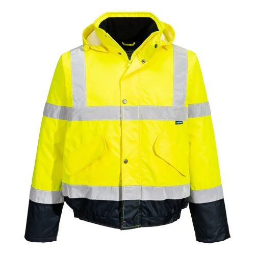 Portwest S266 Hi-Vis kéttónusú bomber kabát