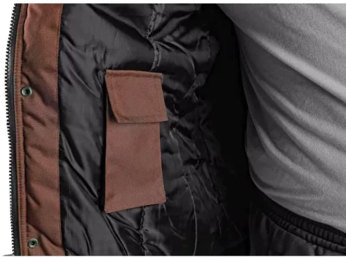 Irvine 2in1 téli kabát (barna/fekete)