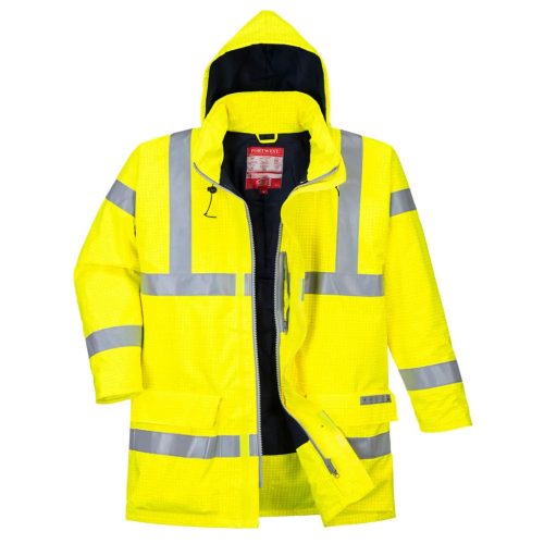 Portwest S778 - Bizflame Rain Hi-Vis antisztatikus és lángálló kabát