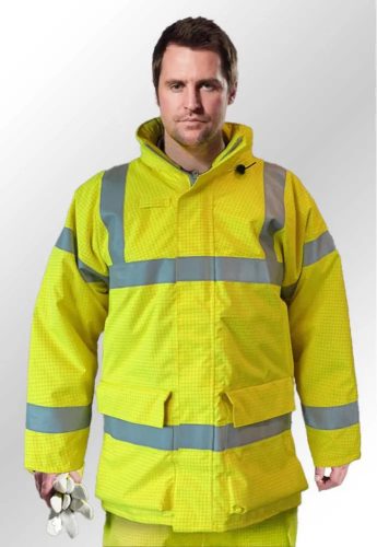 Portwest S778 - Bizflame Rain Hi-Vis antisztatikus és lángálló kabát