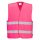 F474 jól láthatósági mellény (rózsaszín)