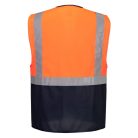 Portwest C476 vezetői láthatósági mellény (narancs/tengerészkék)
