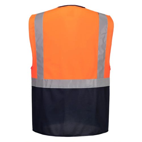 Portwest C476 vezetői láthatósági mellény (narancs/tengerészkék)
