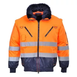 PJ50 - Hi-Vis 3-in-1 Jól láthatósági pilótadzseki