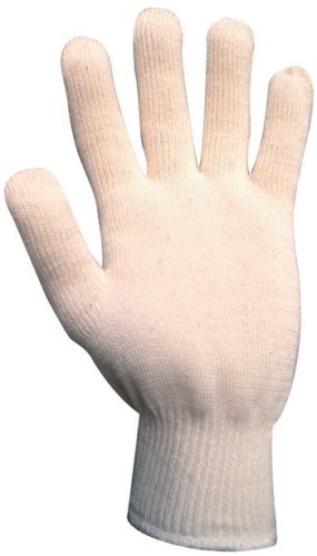 4186-os bélelt pamut munkavédelmi kesztyű (8, natúr)