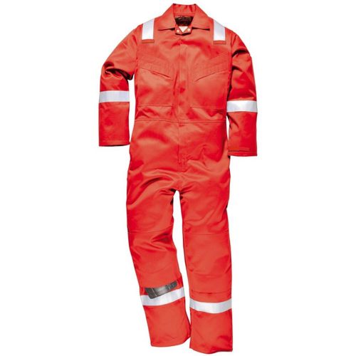 Portwest lángálló, antisztatikus overall (piros)