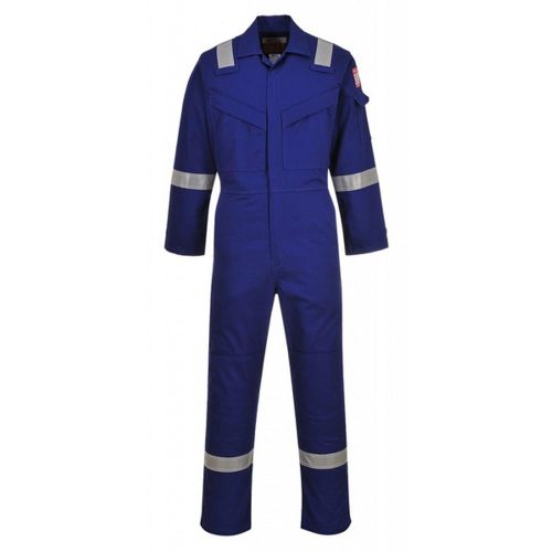 Portwest lángálló, antisztatikus overall (királykék)