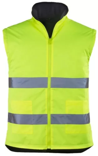 Coverguard Roadway 4in1 jól láthatósági kabát (sárga/tengerészkék)