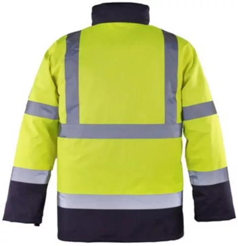 Coverguard Roadway 4in1 jól láthatósági kabát (sárga/tengerészkék)