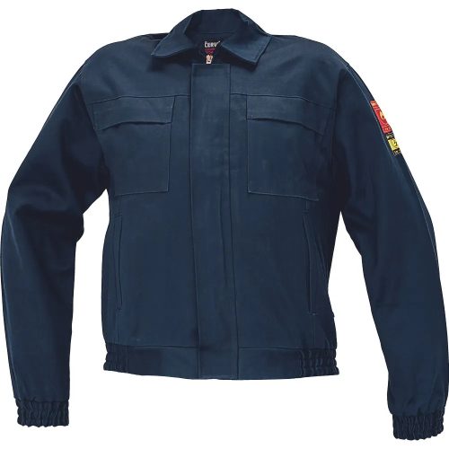 COEN lángálló, antisztatikus munkáskabát (sötétkék)
