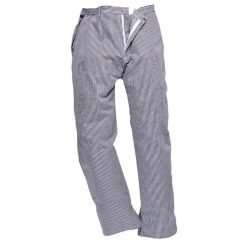 Portwest C075 Barnet séfnadrág (kék/fehér kockás)