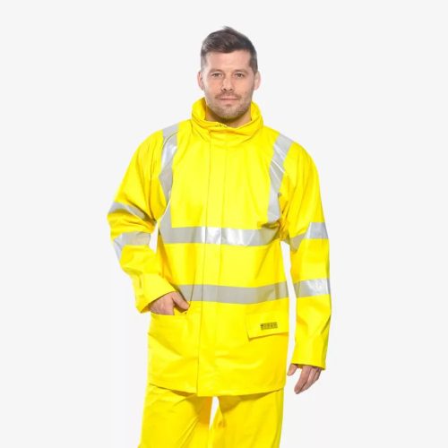 Portwest FR41 - Sealtex Flame Hi-Vis lángálló esőkabát