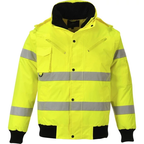 Portwest Hi-Vis 3 az 1-ben bomber dzseki (sárga)