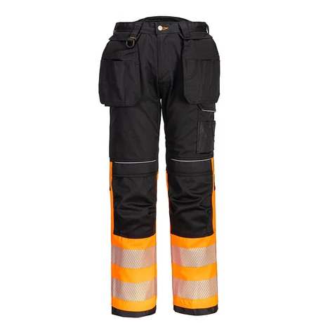 PW3 Hi-Vis Class 1 Holster nadrág (fekete-narancs)