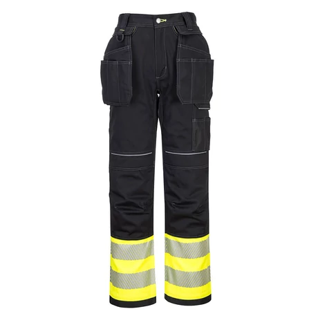 PW3 Hi-Vis Class 1 Holster nadrág (fekete-sárga)