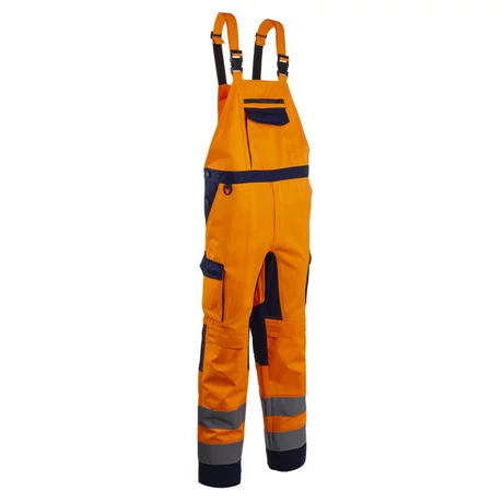 Coverguard Hibana jól láthatósági kantáros munkásnadrág (narancs-kék)