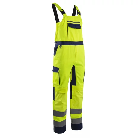 Coverguard Hibana jól láthatósági kantáros munkásnadrág (sárga-kék)