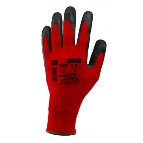 EUROLITE  POLIÉSZTER KESZTYŰ LATEX TENYÉR