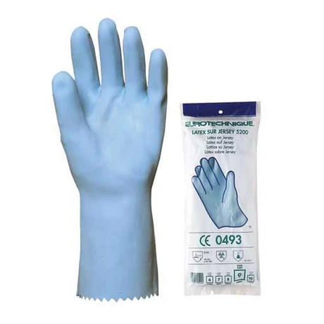 EP 5210 mártott latex kesztyű