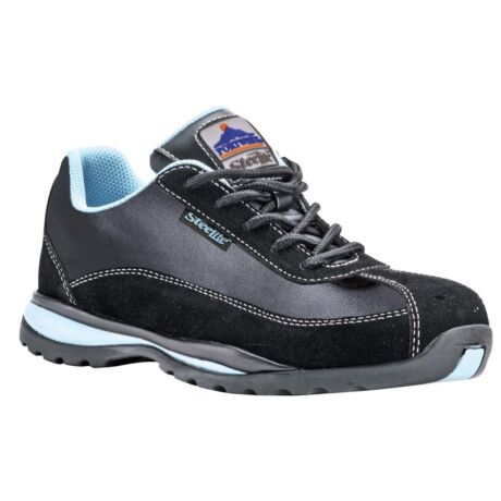 Portwest Steelite női munkavédelmi cipő S1P (fekete/kék)
