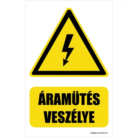 Áramütés veszélye