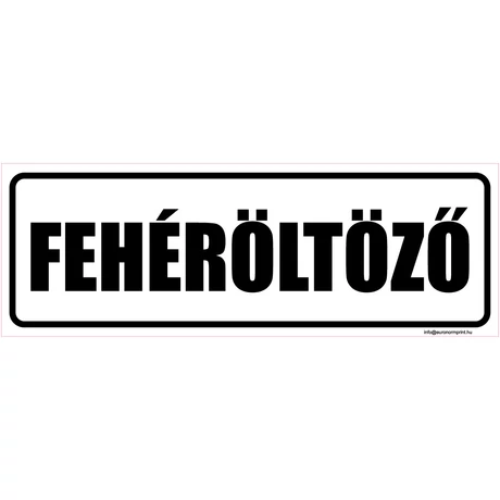 Fehér öltöző