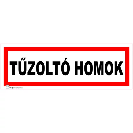 Tűzoltó homok
