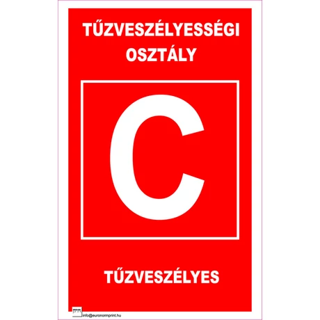 Tűzveszélyességi osztály "C"