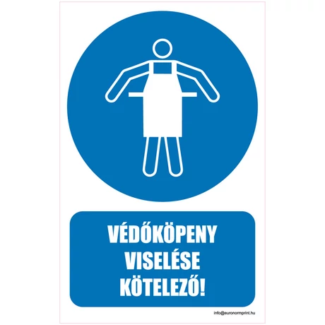 Védőkötény viselése kötelező
