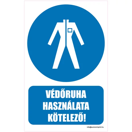 Védőruha használata kötelező